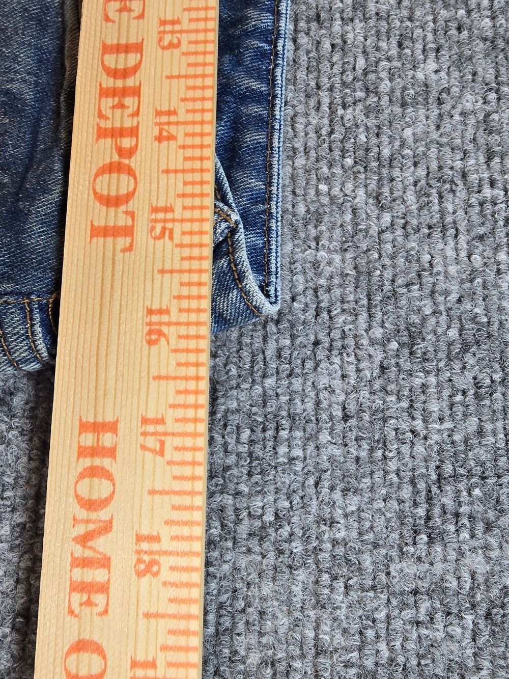 Free People Denim Mini Skirt Womens 6 Blue Lace Inset Boho Festival - Picture 4 of 8